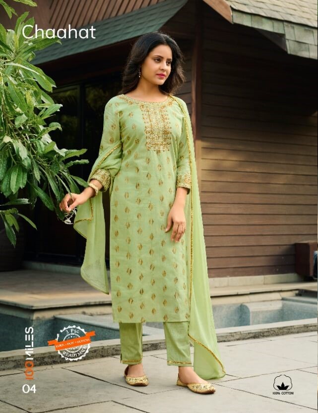 100Miles Chaahat Cotton Salwar Kameez collection 1