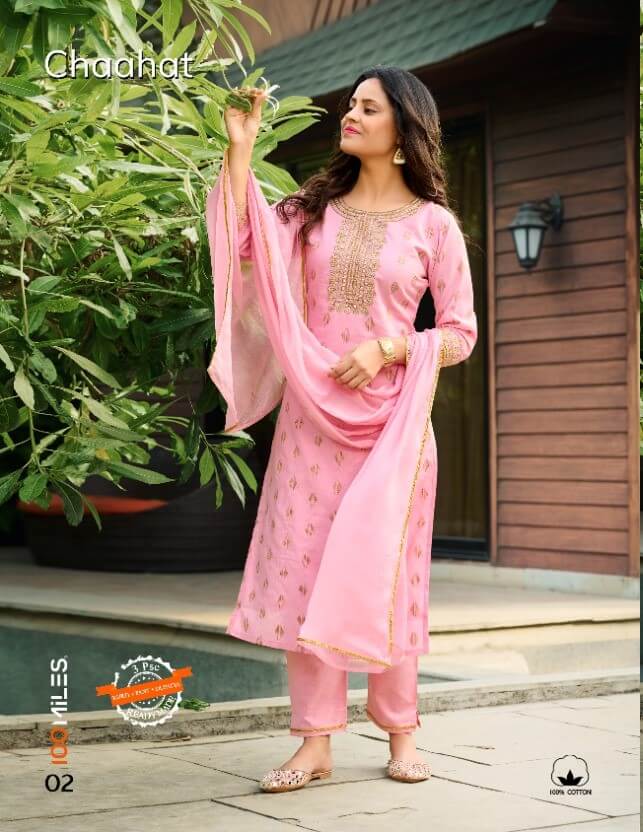 100Miles Chaahat Cotton Salwar Kameez collection 2