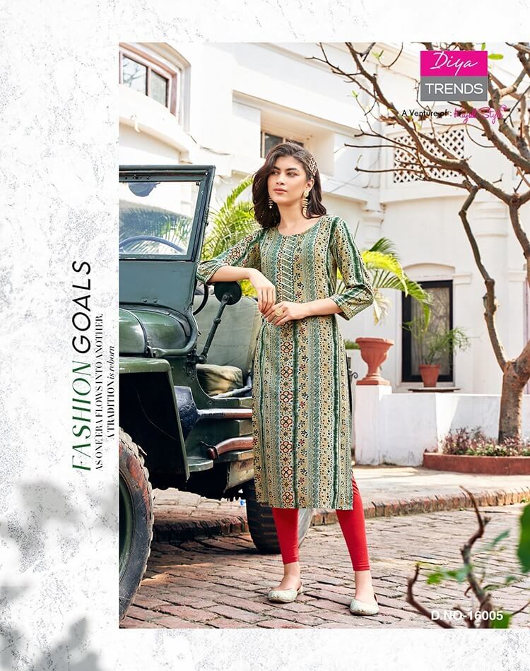 Diya trends Gardencity Vol 16 Kurtis Below 300 Catalog collection 9