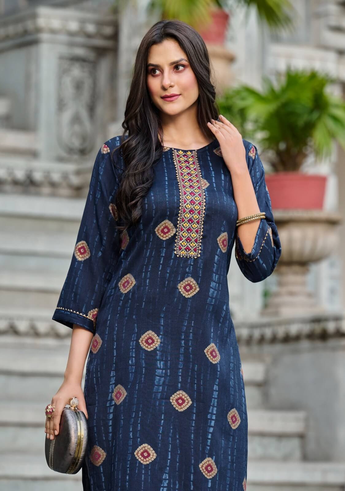 Radhika Life Style Pahel vol 3 Straight Cut Kurti Catalog collection 5