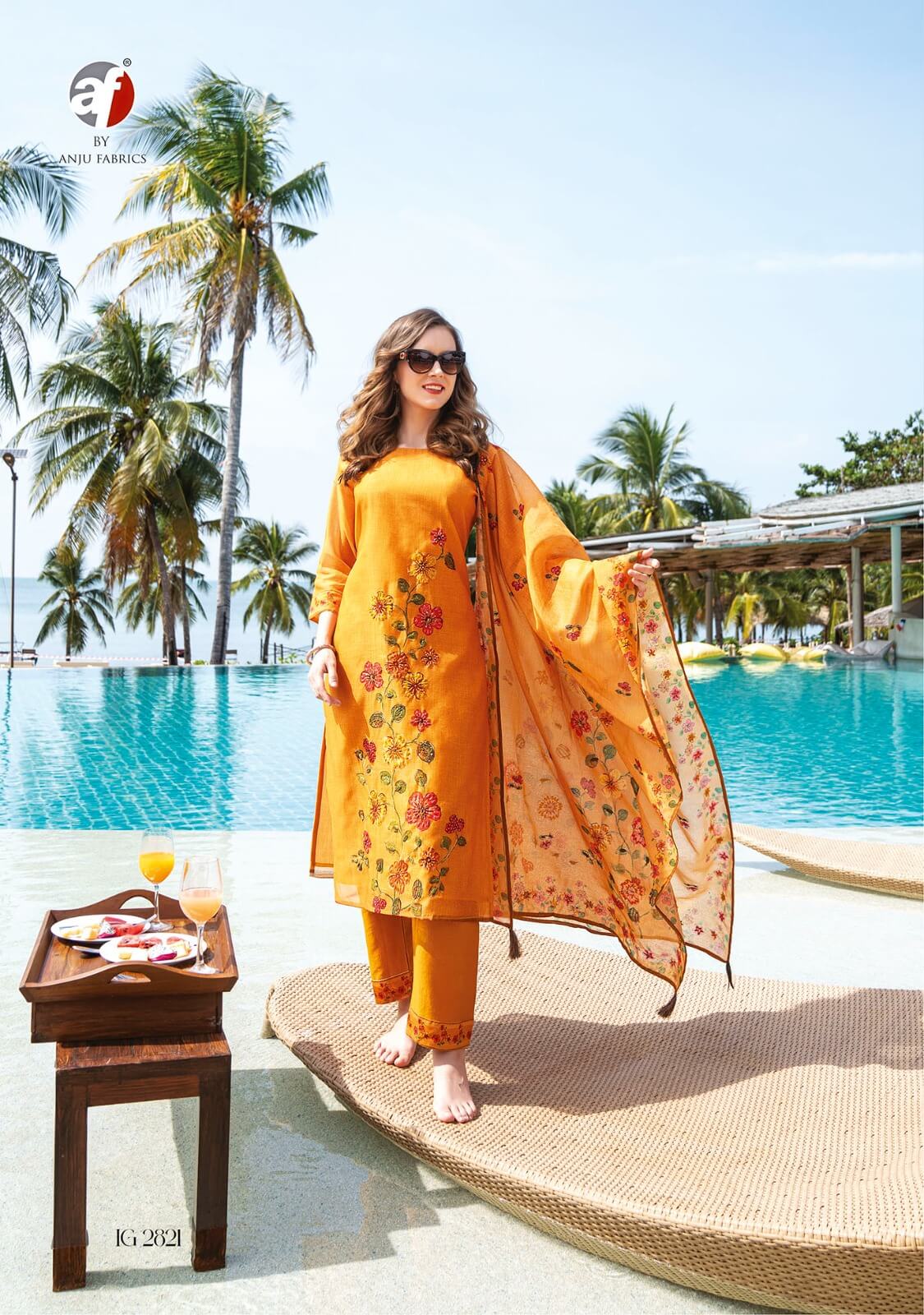 Anju Fabrics Instagirl Vol 4 Readymade Dress Catalog collection 5