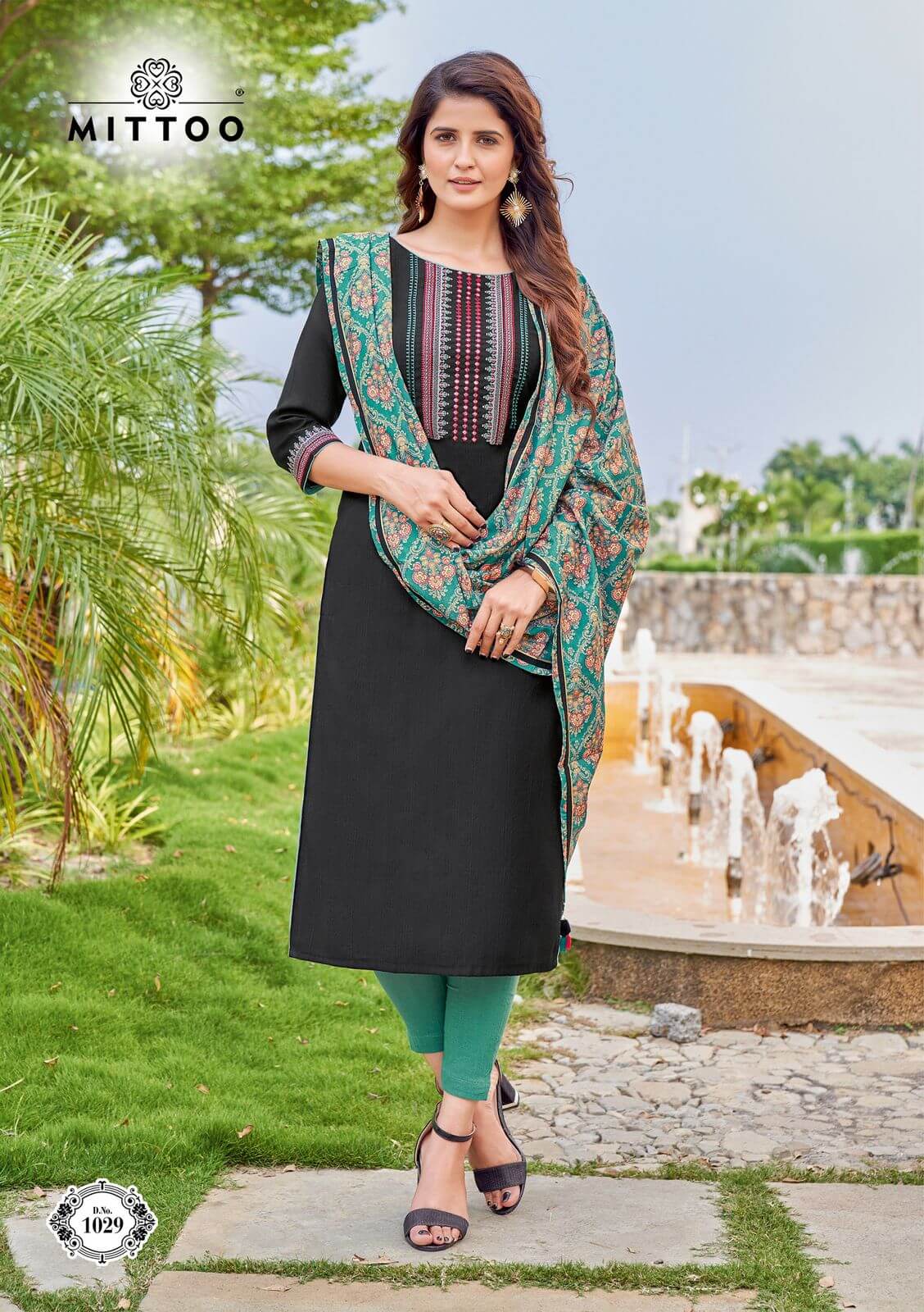 Mittoo Shringar vol 9 Kurti Pant Dupatta set collection 4