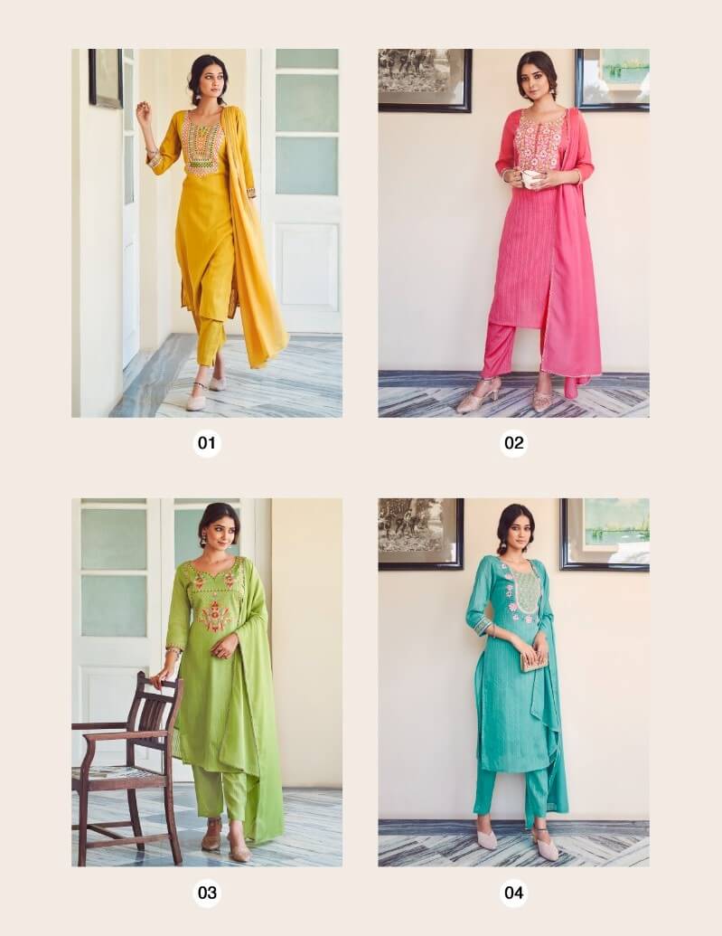 100 Miles Marigold Readymade Dress Catalog collection 7