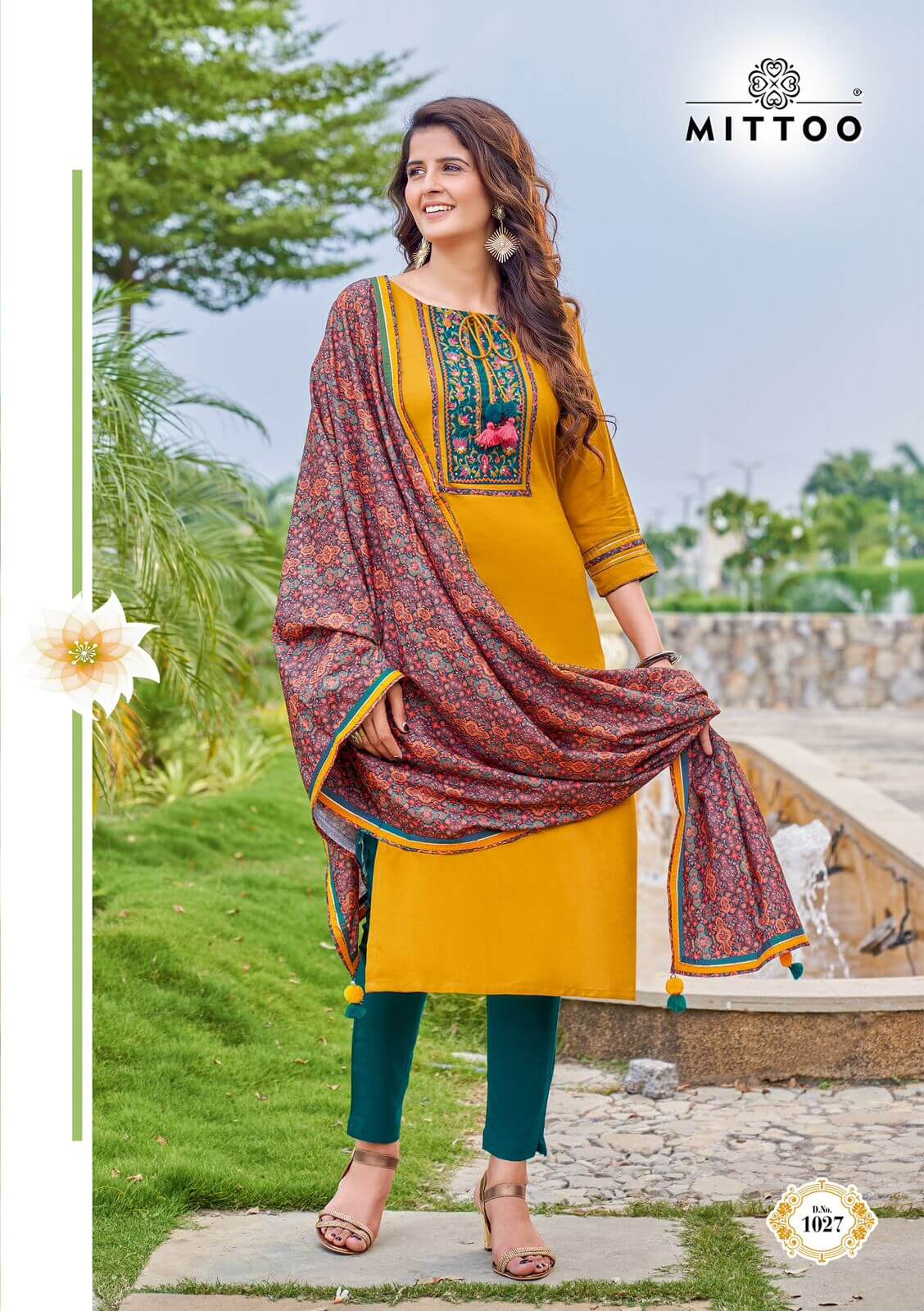 Mittoo Shringar vol 9 Kurti Pant Dupatta set collection 6