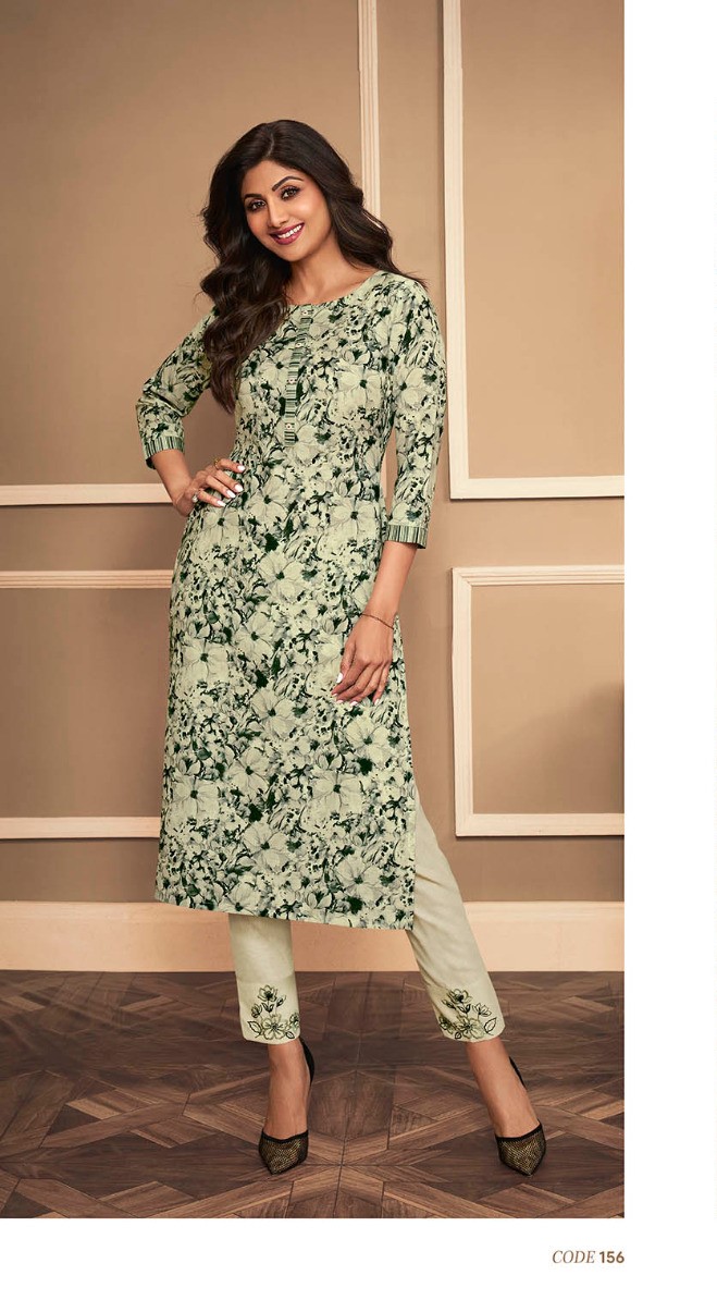 Vatsam Shilpa Kurtis with Bottom Catalog collection 6