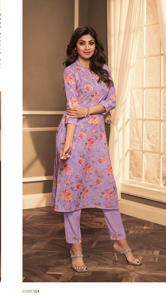 Vatsam Shilpa Kurtis with Bottom Catalog collection 3