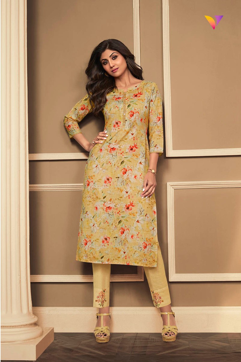 Vatsam Shilpa Kurtis with Bottom Catalog collection 2