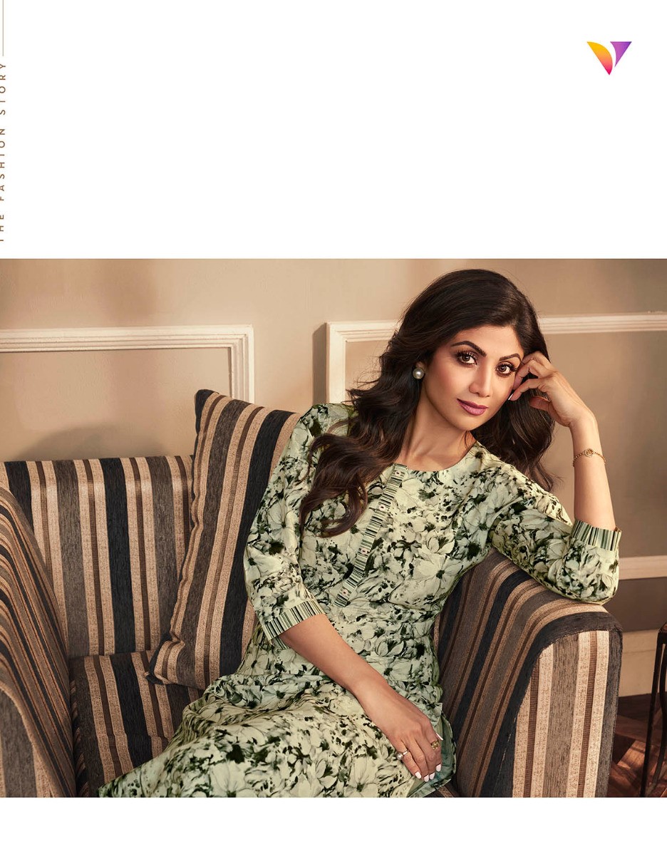 Vatsam Shilpa Kurtis with Bottom Catalog collection 7