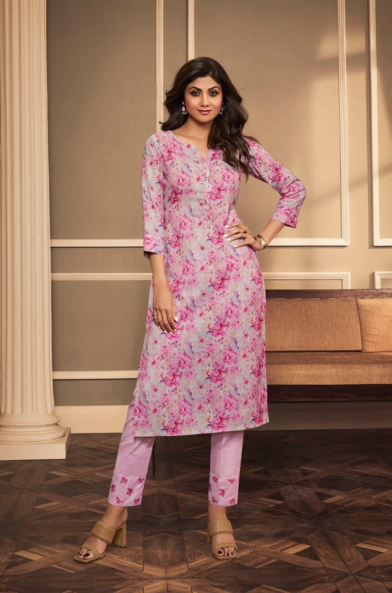 Vatsam Shilpa Kurtis with Bottom Catalog collection 11