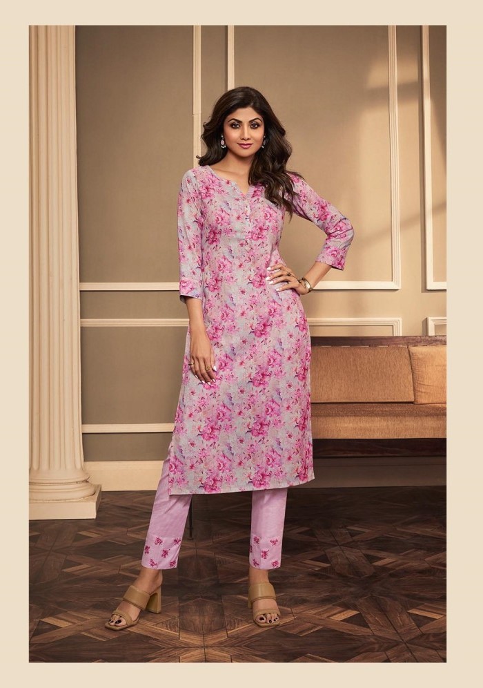 Vatsam Shilpa Kurtis with Bottom Catalog collection 1