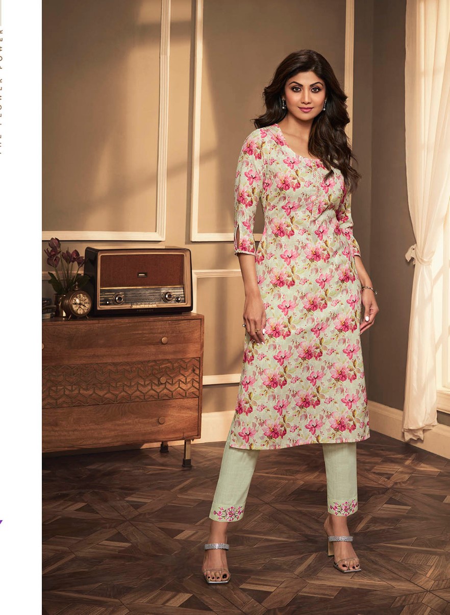 Vatsam Shilpa Kurtis with Bottom Catalog collection 8