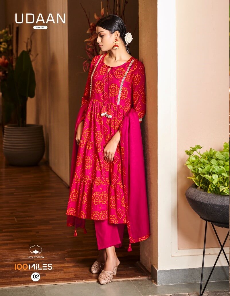 100 Miles Udaan Anarkali Suits Catalog collection 4