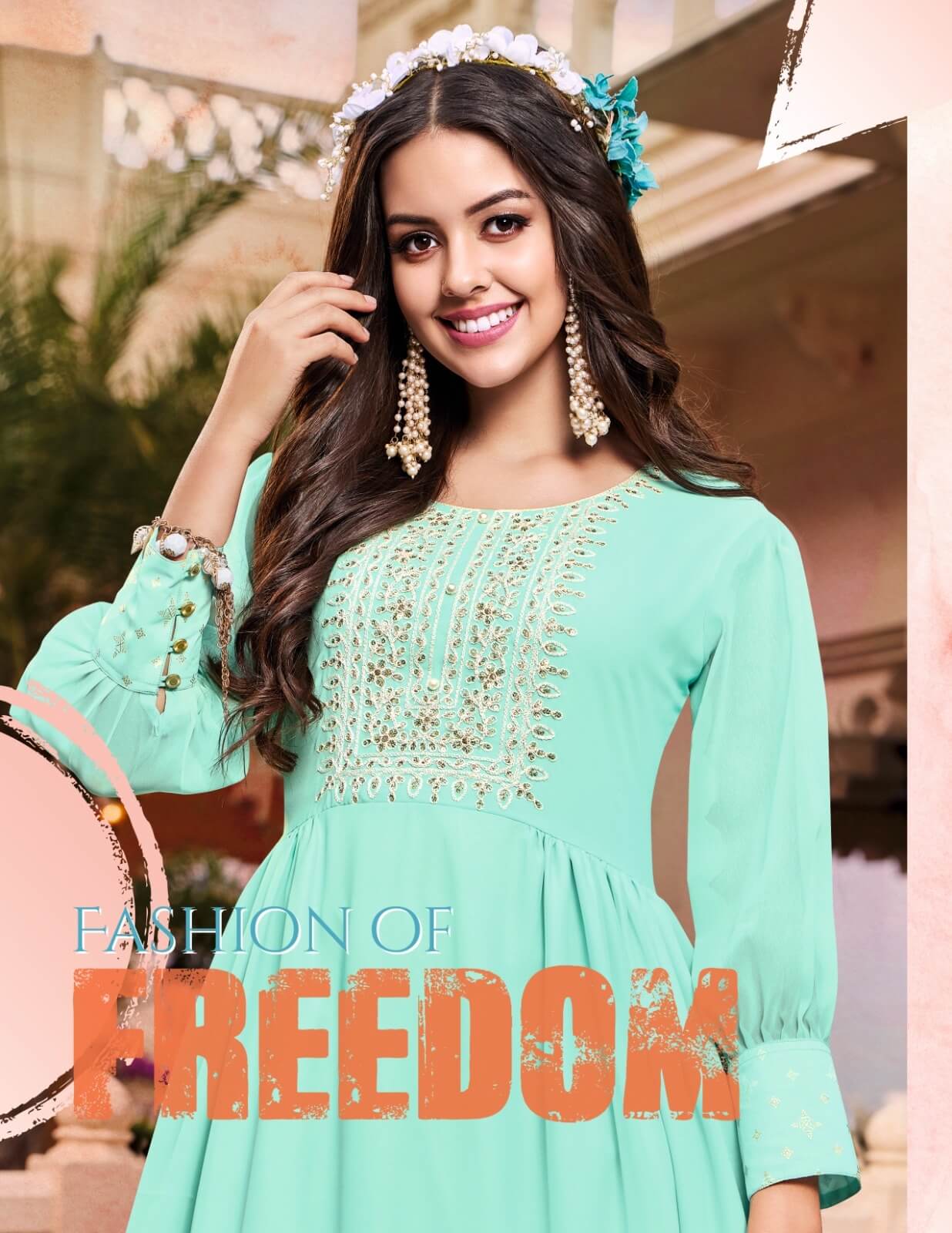 Passion Tree Flair Glory vol 1 Georgette Kurti Catalog collection 1
