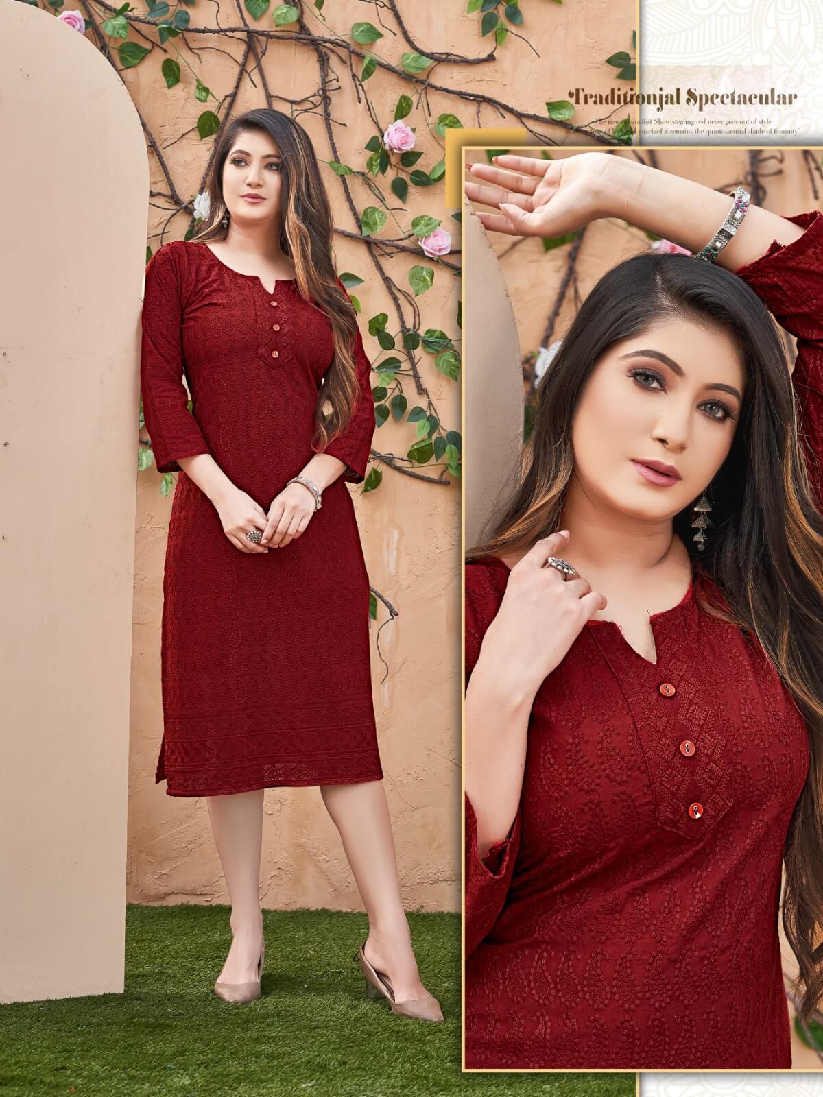 Passion Tree Flair Glory vol 1 Georgette Kurti Catalog collection 11