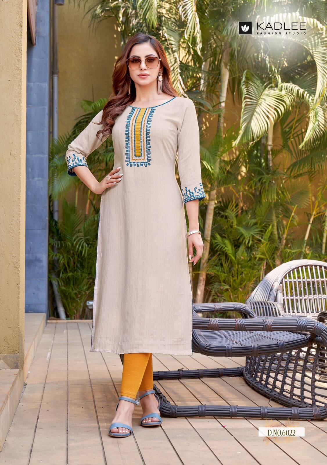 Kadlee Moonlight vol 4 Rayon Kurti Catalog collection 6