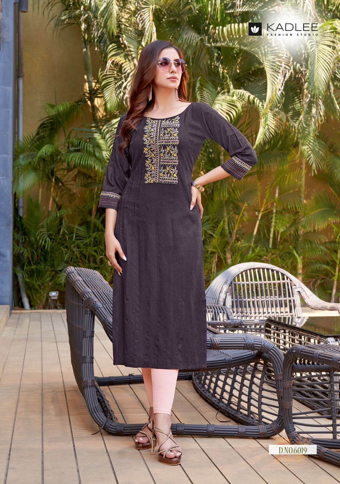 Kadlee Moonlight vol 4 Rayon Kurti Catalog collection 7