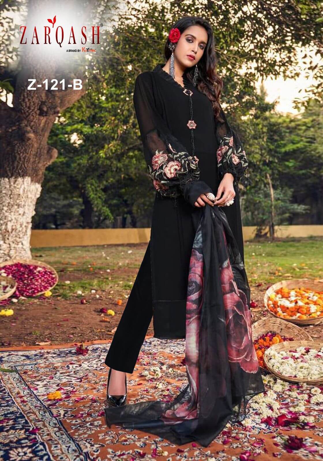 Zarqash Z 121 Pakistani Suits Catalog collection 5