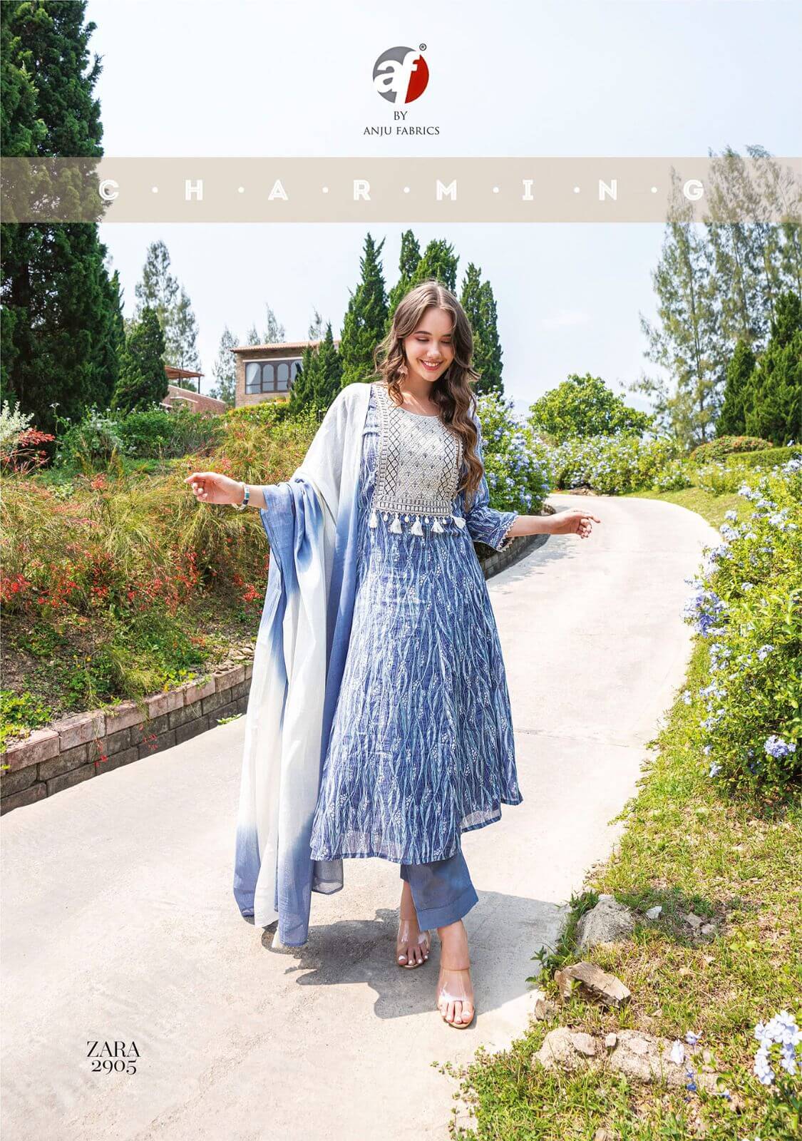 Anju Fabrics Zara vol 3 Readymade Dress Catalog collection 5
