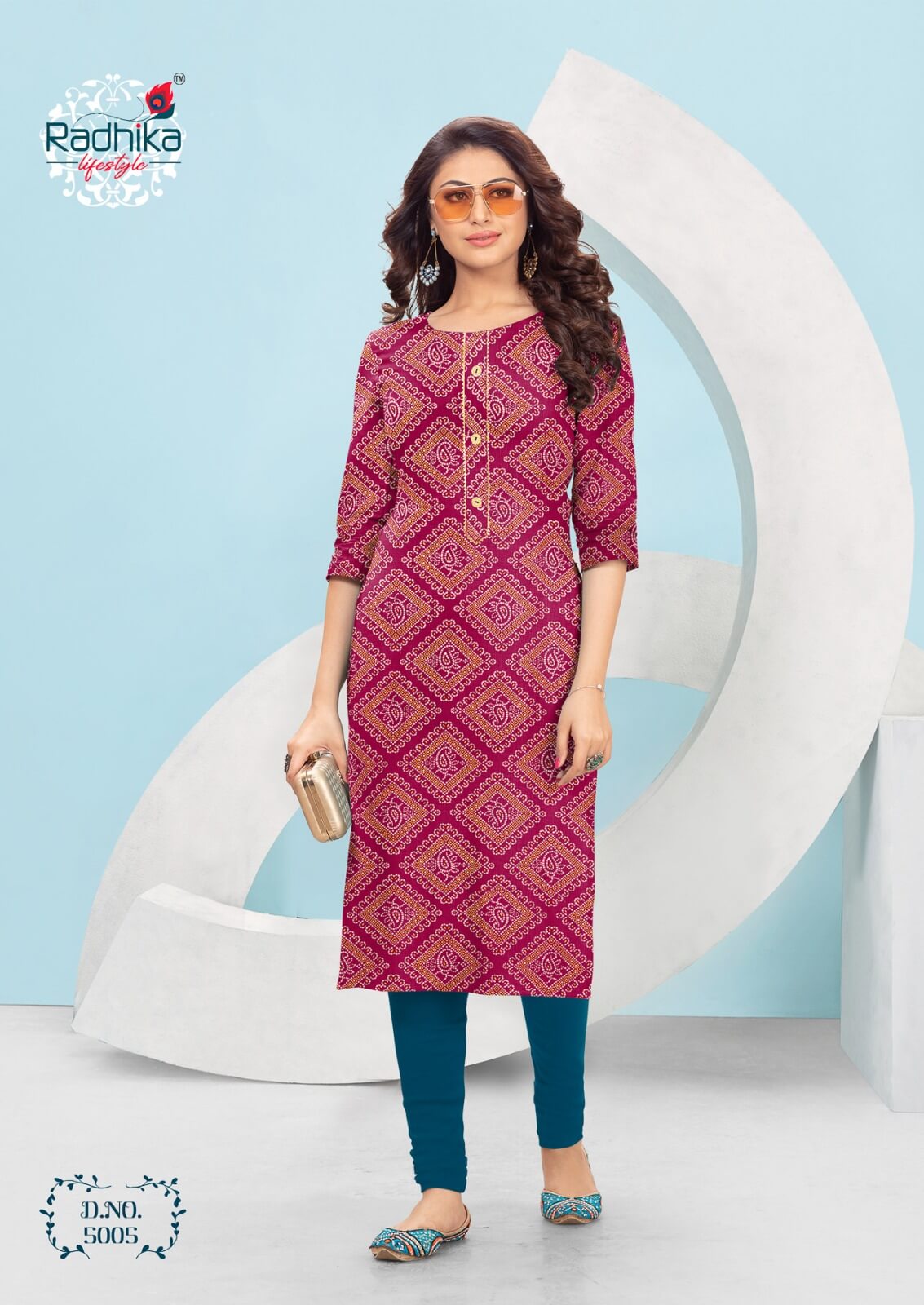 Radhika LifeStyle Traditional  vol 5 Kurti Below 300 collection 7