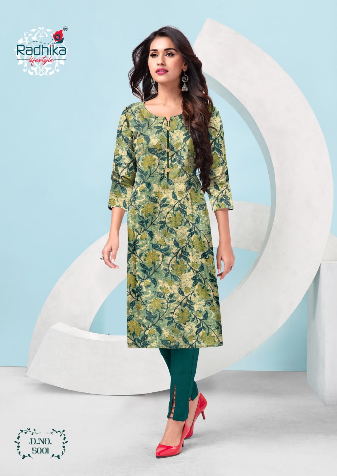 Radhika LifeStyle Traditional  vol 5 Kurti Below 300 collection 5