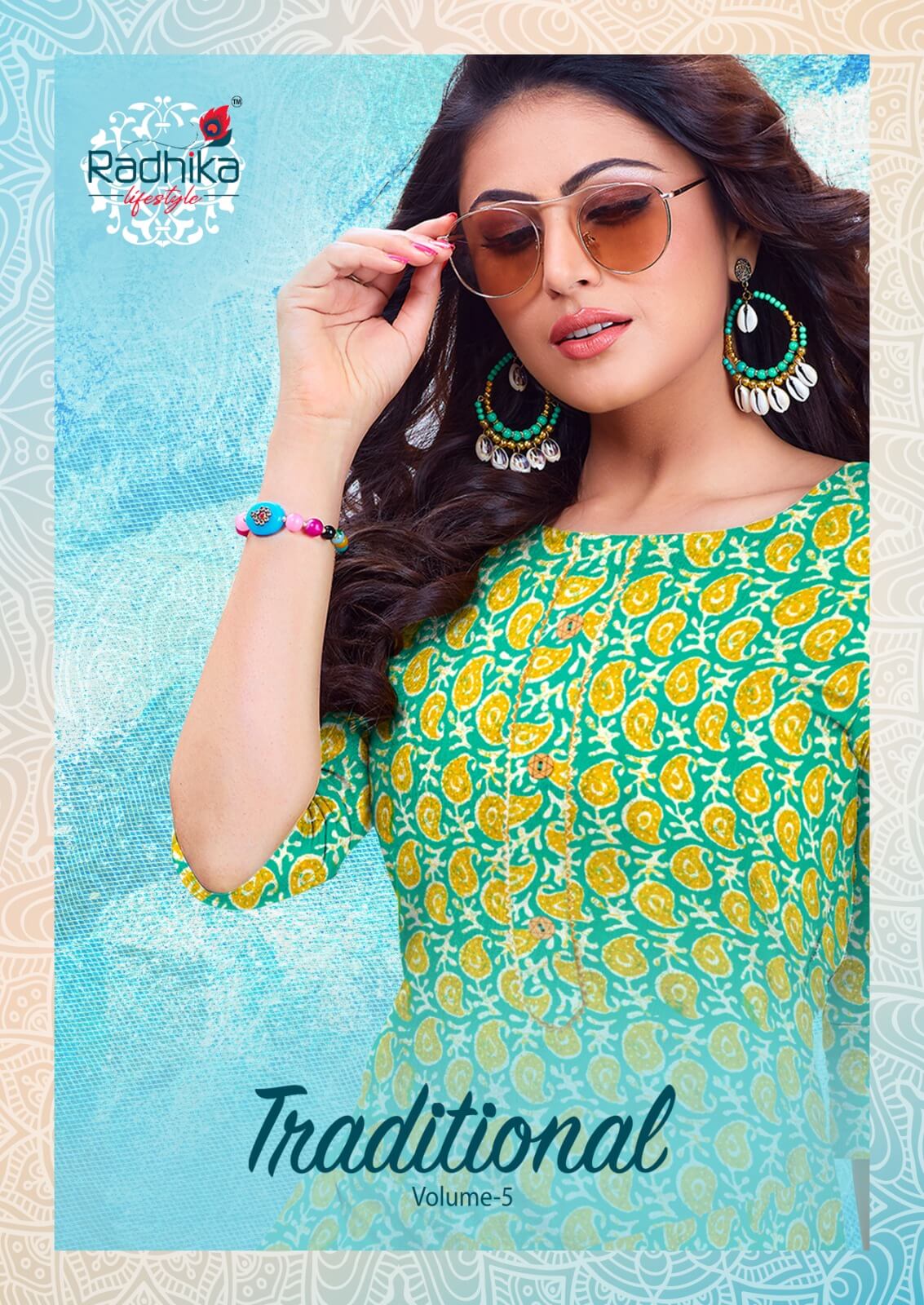 Radhika LifeStyle Traditional  vol 5 Kurti Below 300 collection 12