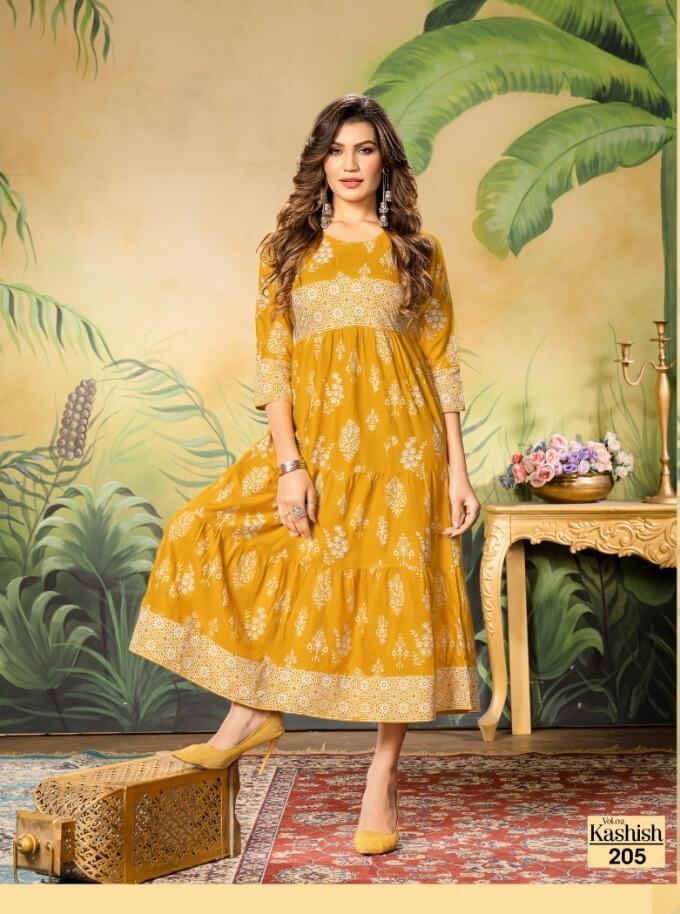 Kinti Kashish vol 2 Rayon Kurti Catalog collection 8