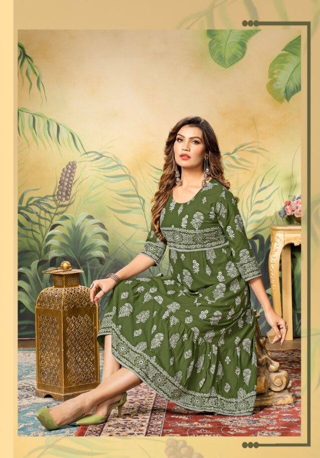 Kinti Kashish vol 2 Rayon Kurti Catalog collection 1