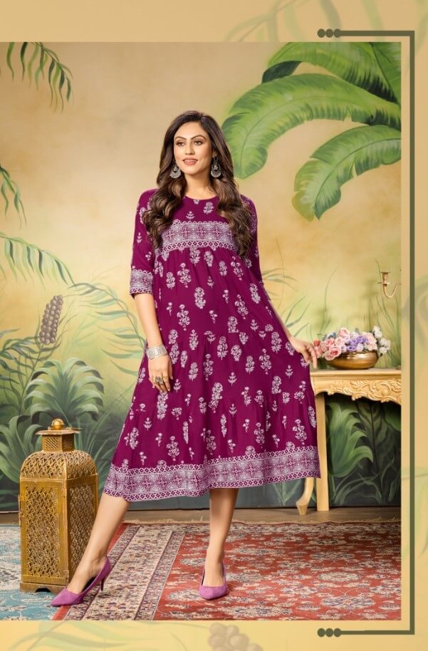 Kinti Kashish vol 2 Rayon Kurti Catalog collection 2