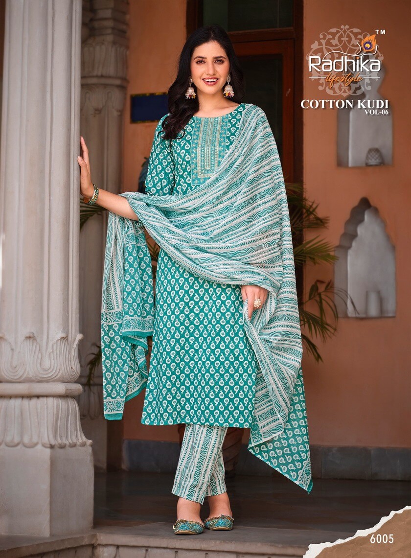 Radhika Lifestyle Cotton Kudi vol 6 Cotton Salwar Kameez collection 2