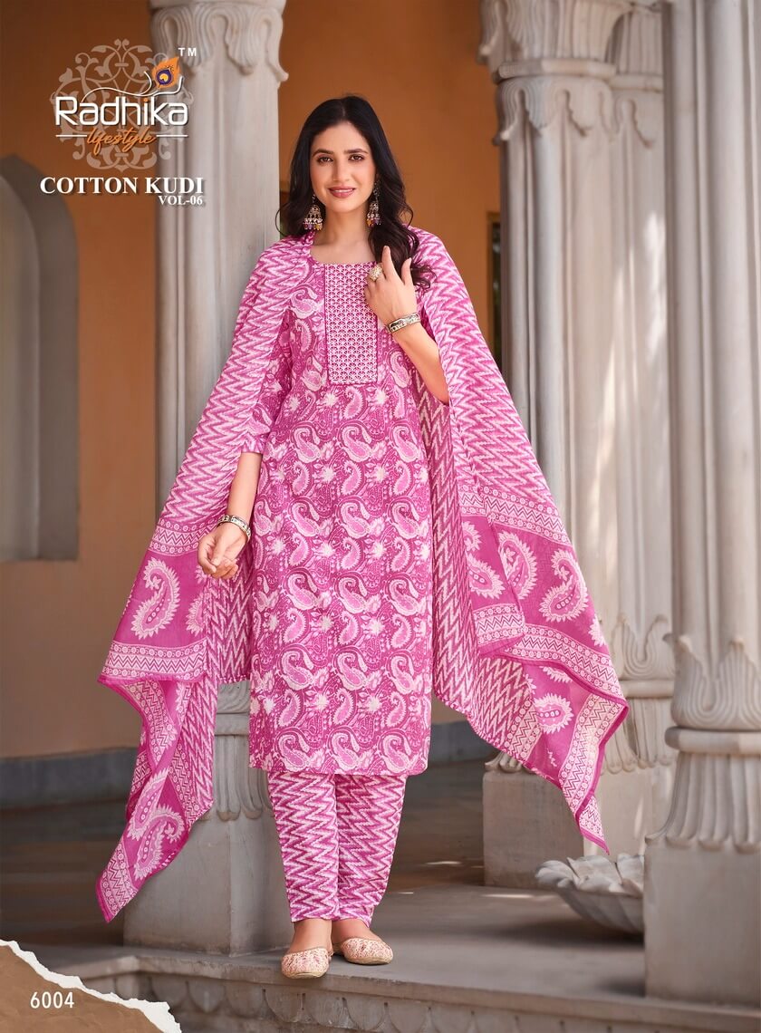Radhika Lifestyle Cotton Kudi vol 6 Cotton Salwar Kameez collection 3