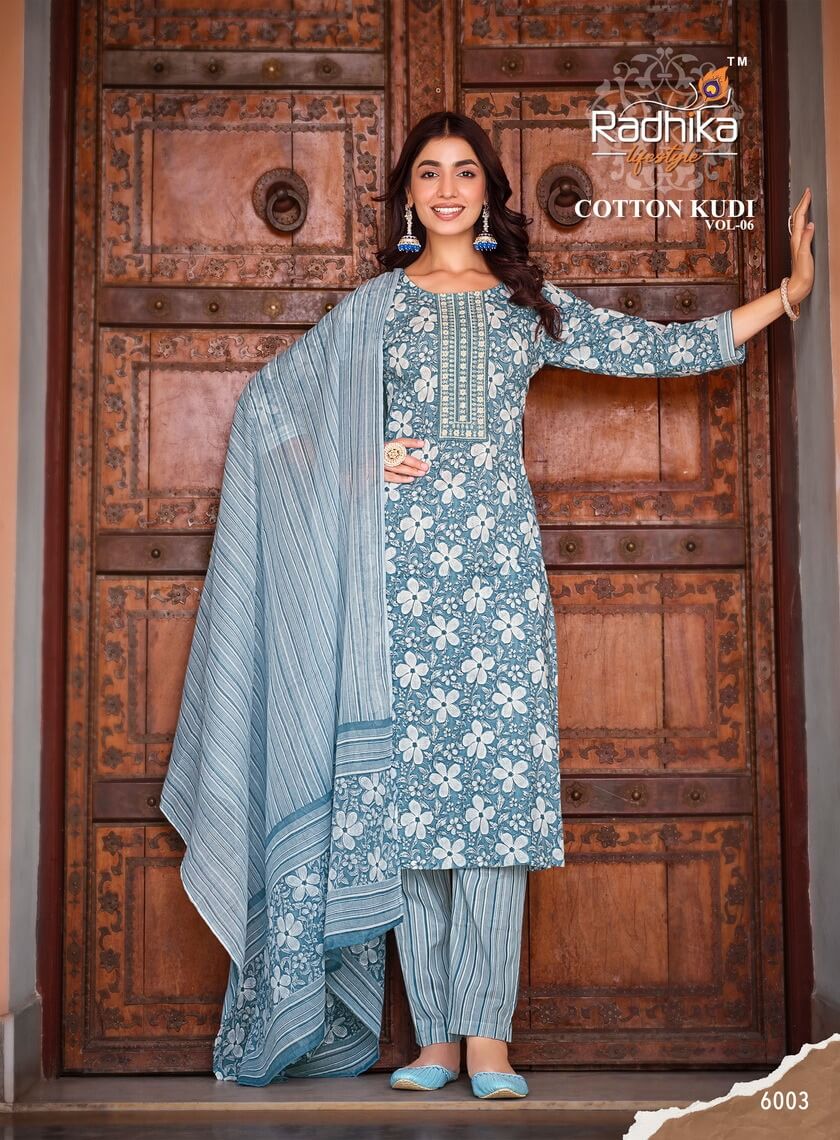 Radhika Lifestyle Cotton Kudi vol 6 Cotton Salwar Kameez collection 4