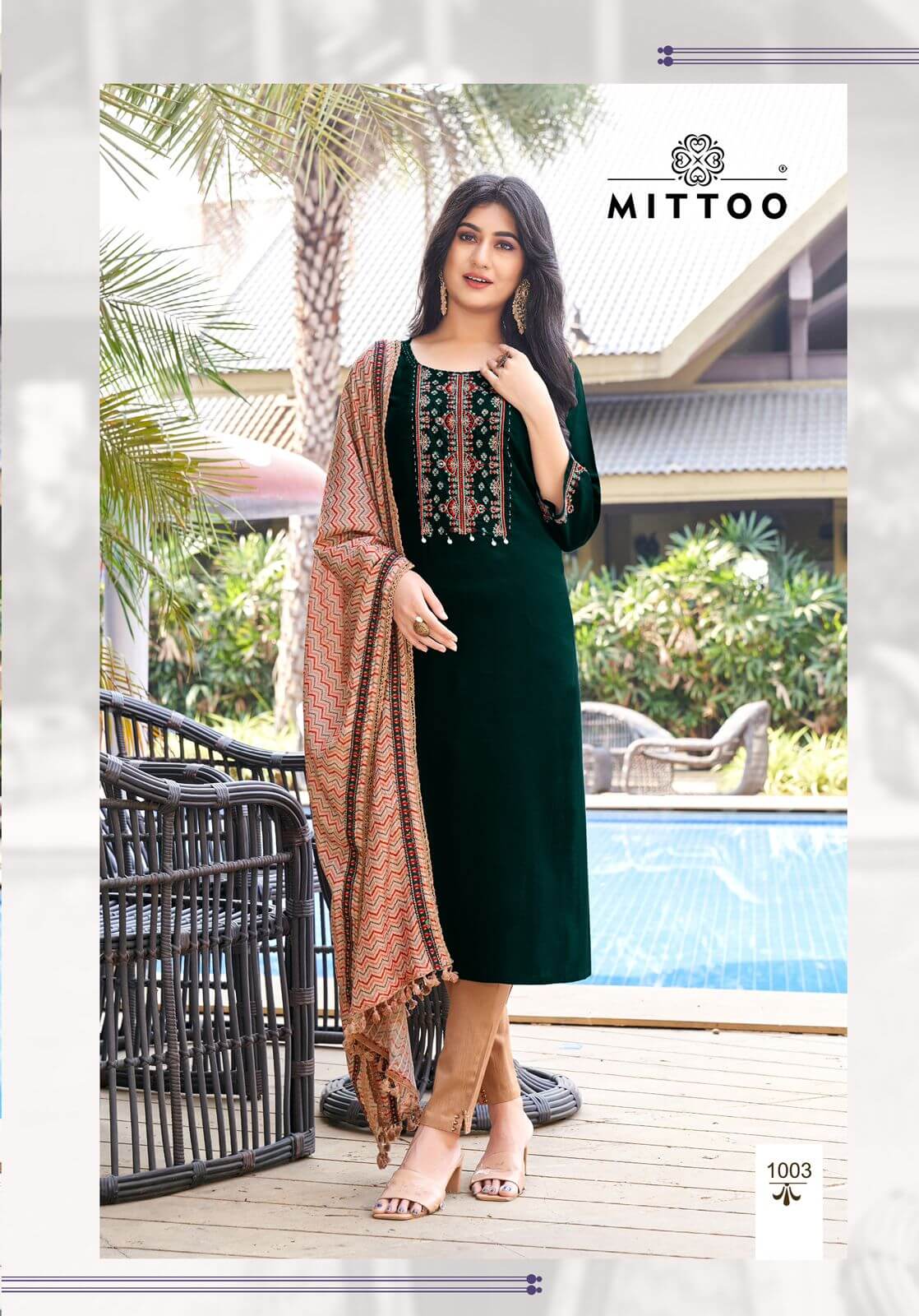 Mittoo Sania Embroidery Salwar Kameez Catalog collection 1