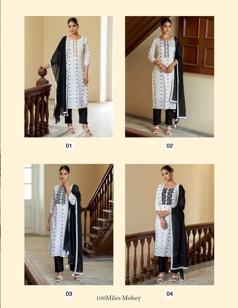 100 Miles Mohey Readymade Dress Catalog collection 3