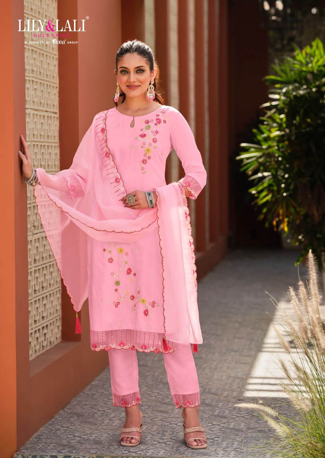 Lily Lali Rukhsar Top Bottom Dupatta Set Catalog collection 1