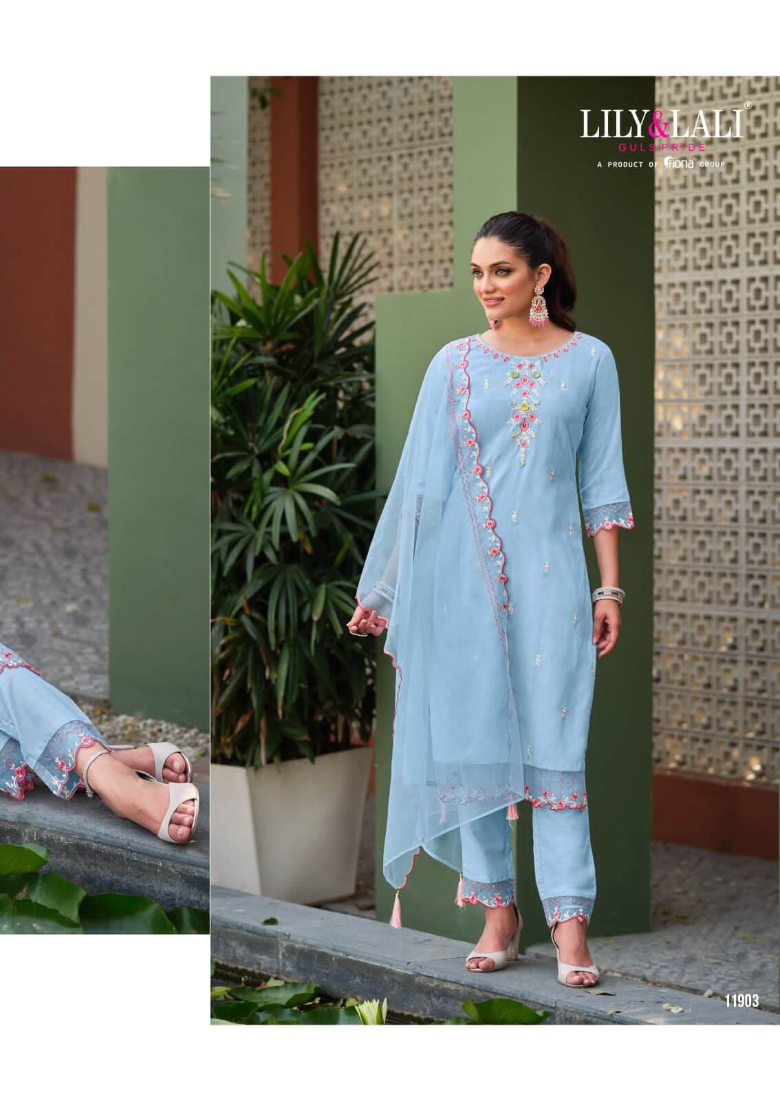 Lily Lali Rukhsar Top Bottom Dupatta Set Catalog collection 6