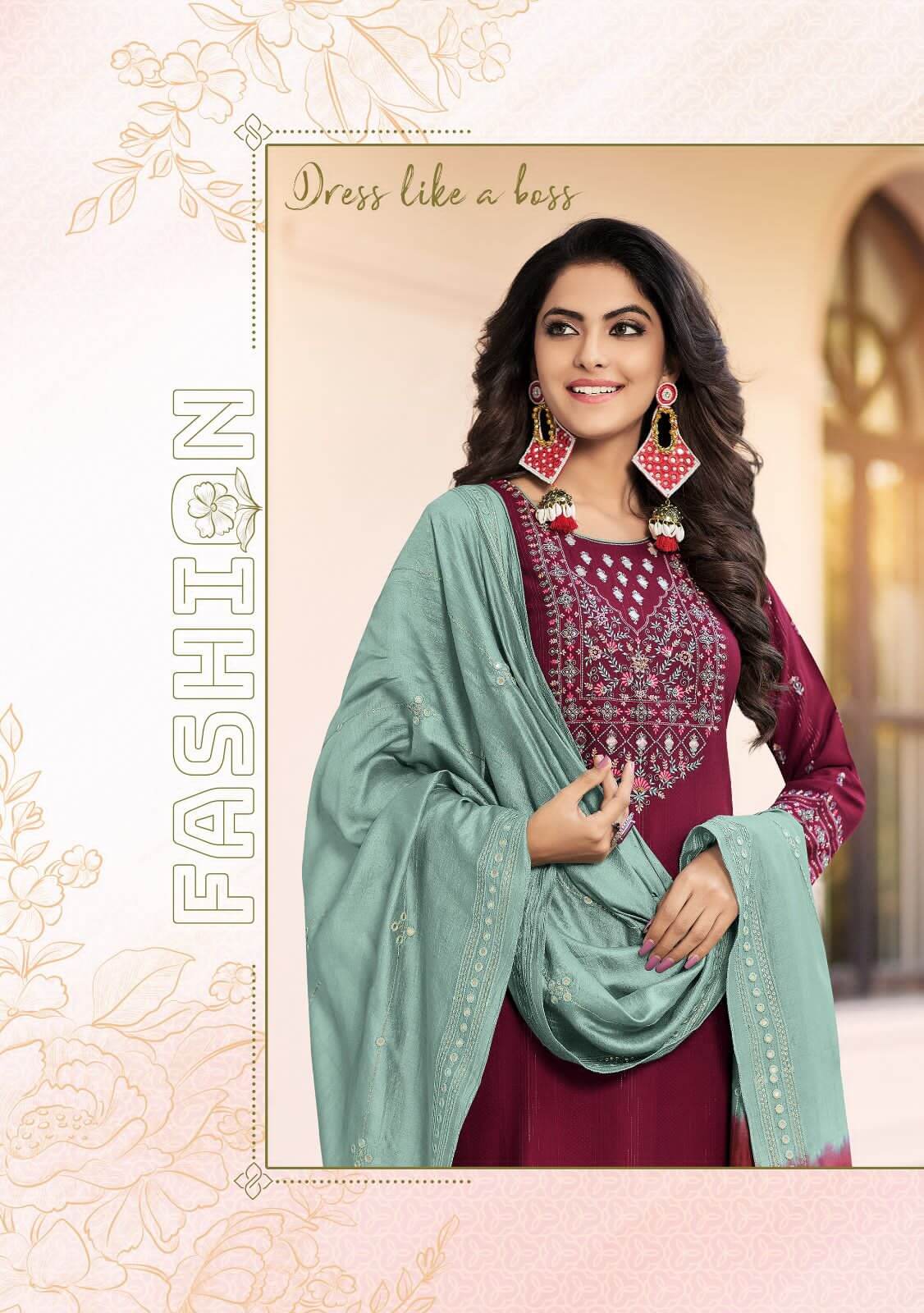 Ladies Flavour Pushpa vol 3 Readymade Dress Catalog collection 7