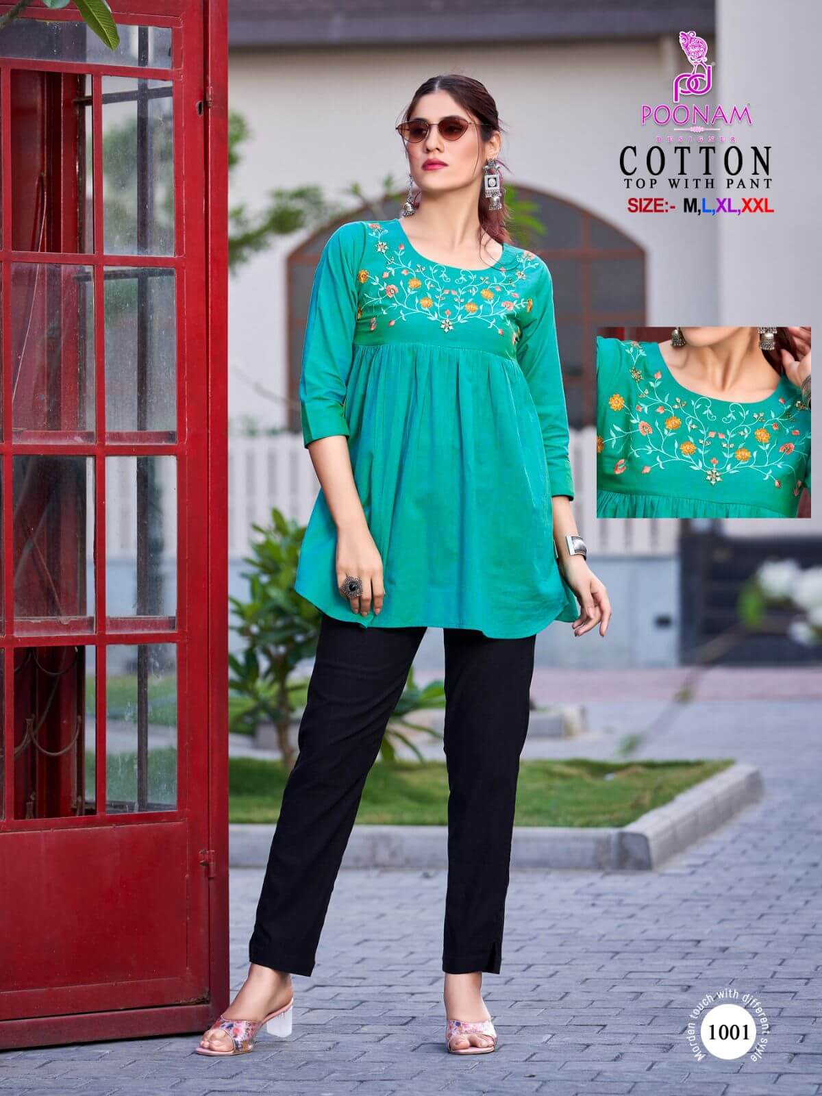 poonam Cotton Tops with Bottom Catalog collection 1