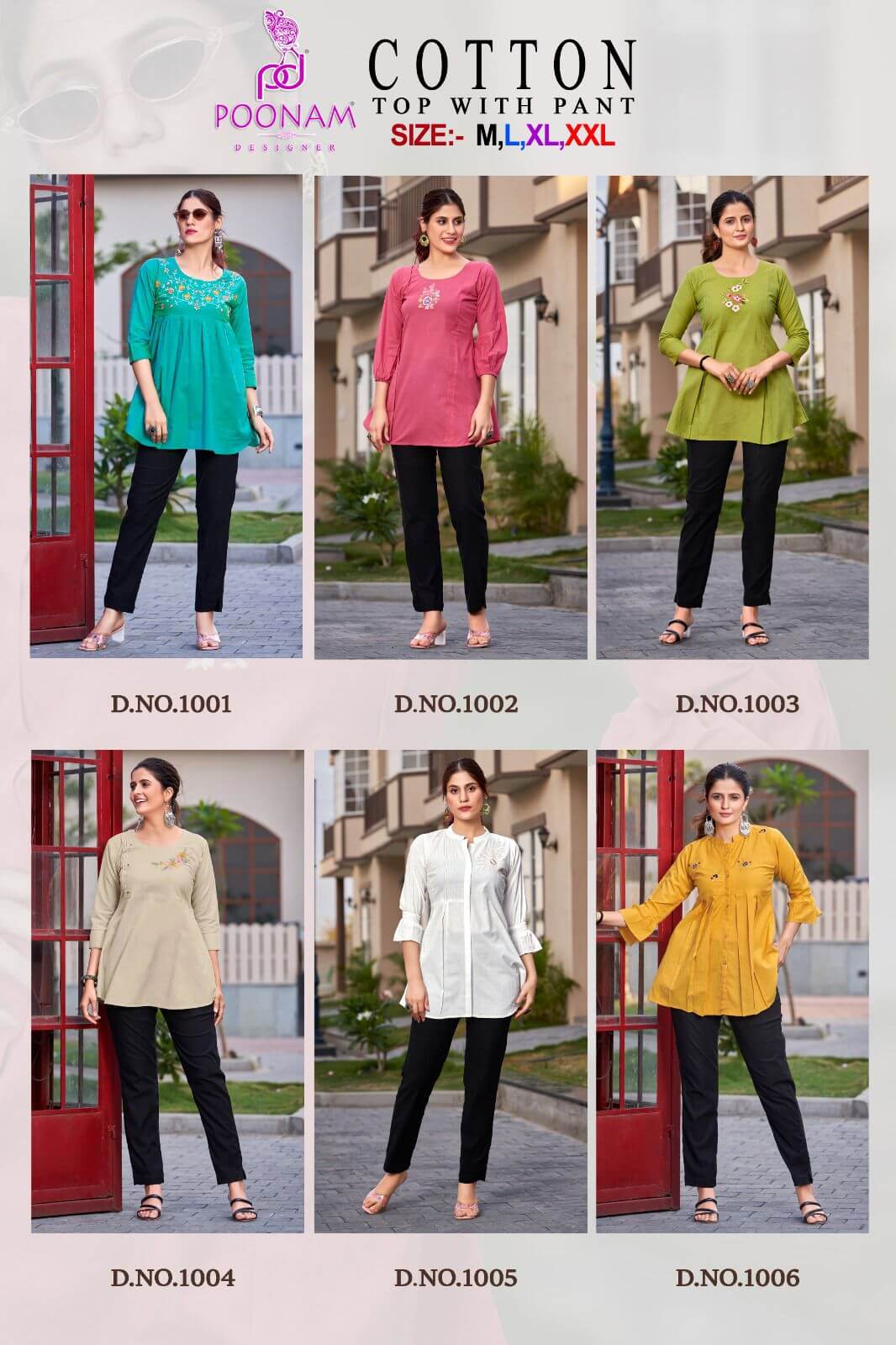 poonam Cotton Tops with Bottom Catalog collection 5