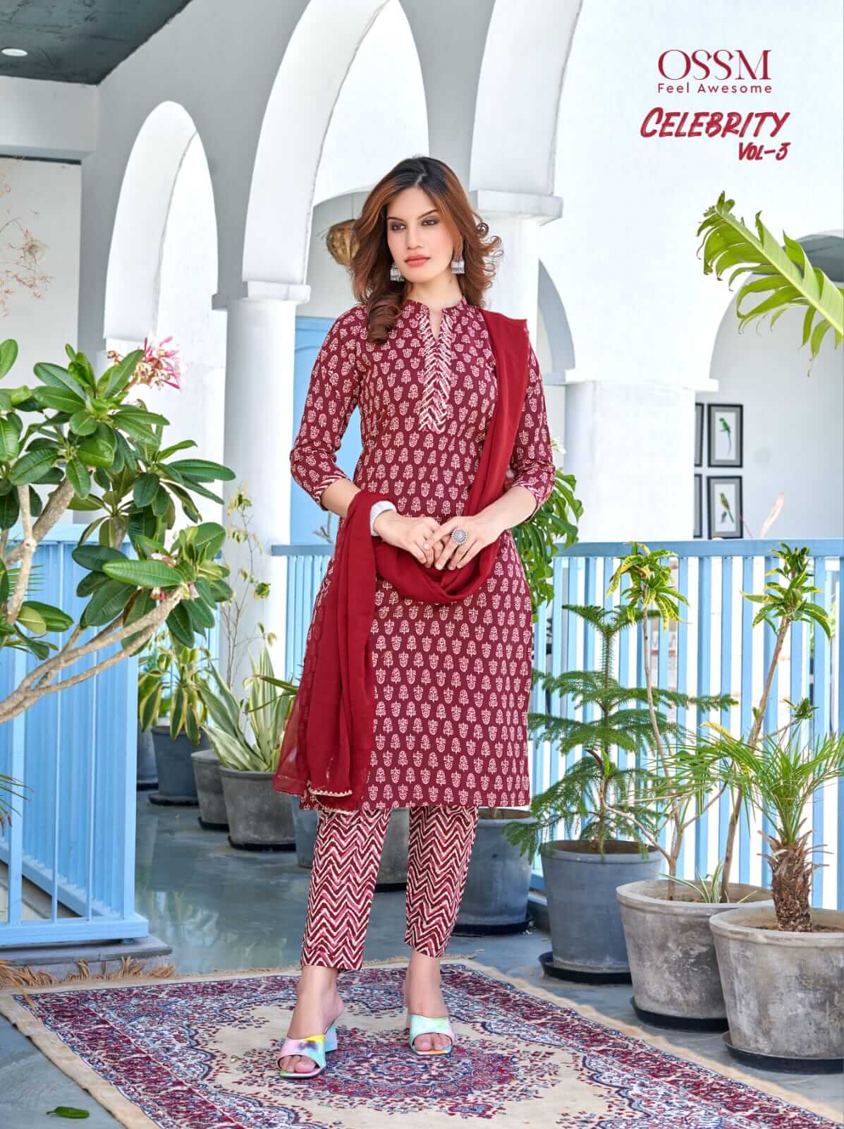 ossm Celebrity vol 3 Cotton Salwar Kameez Catalog collection 3