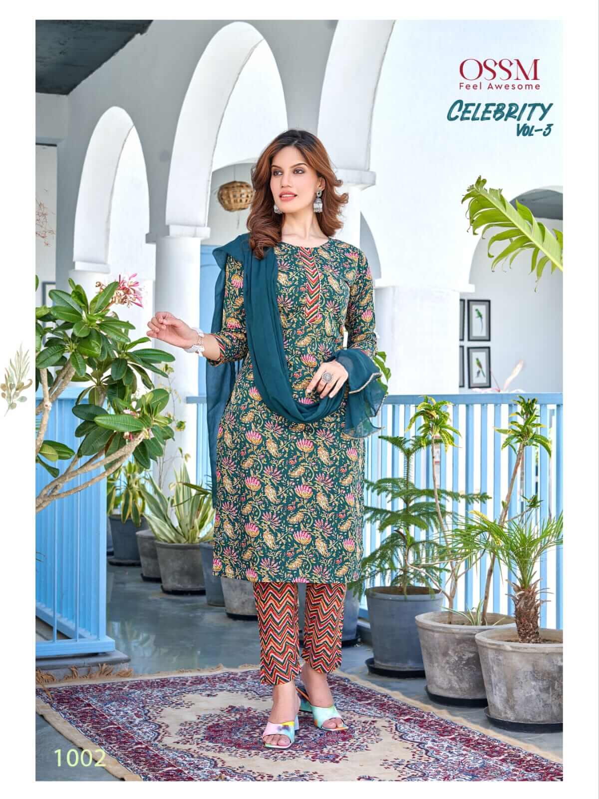 ossm Celebrity vol 3 Cotton Salwar Kameez Catalog collection 5