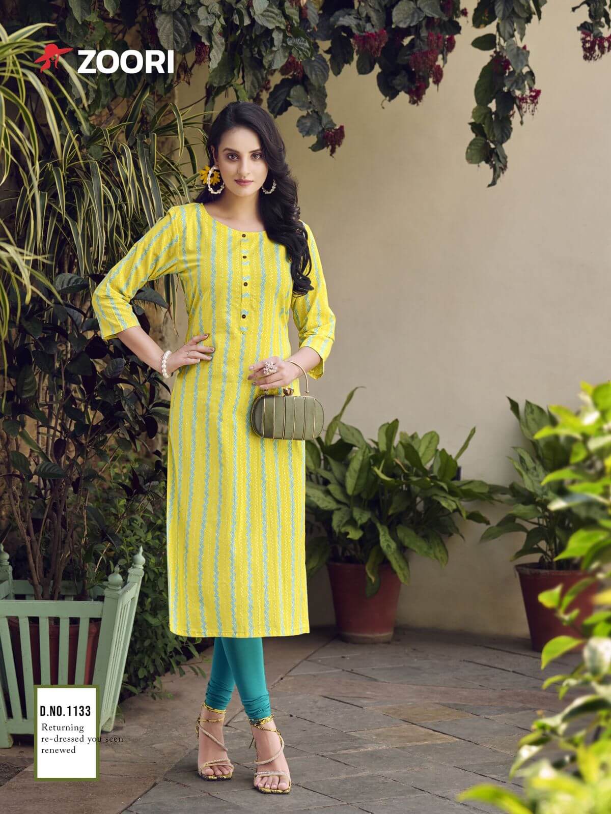 Zoori Akshara vol 22 Rayon Kurti Catalog collection 1