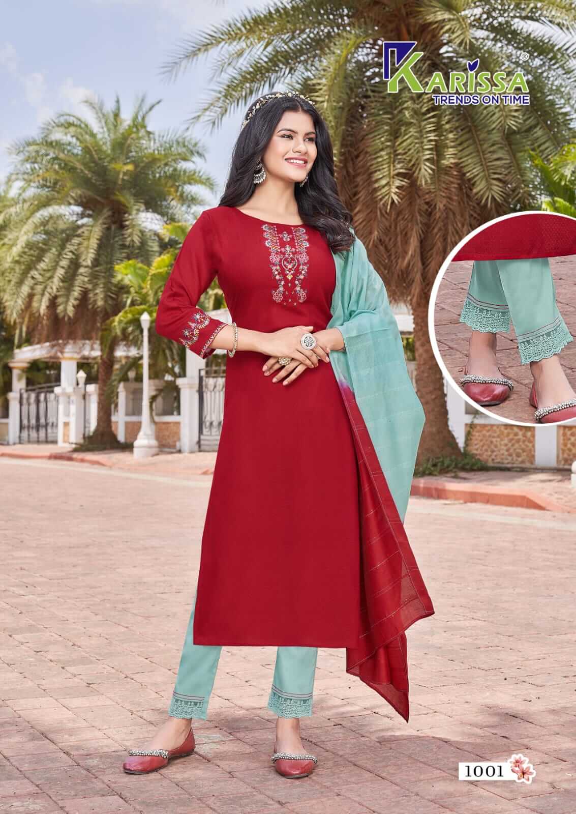 Karissa Kashvi Kurti with Dupatta and Pant Catalog collection 3