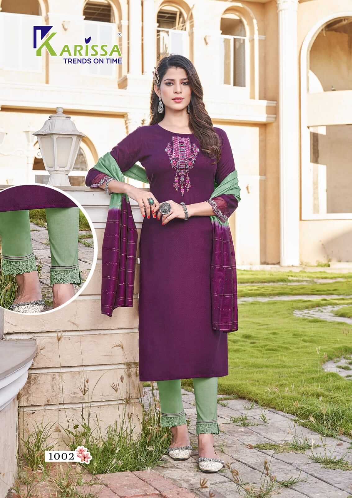 Karissa Kashvi Kurti with Dupatta and Pant Catalog collection 4