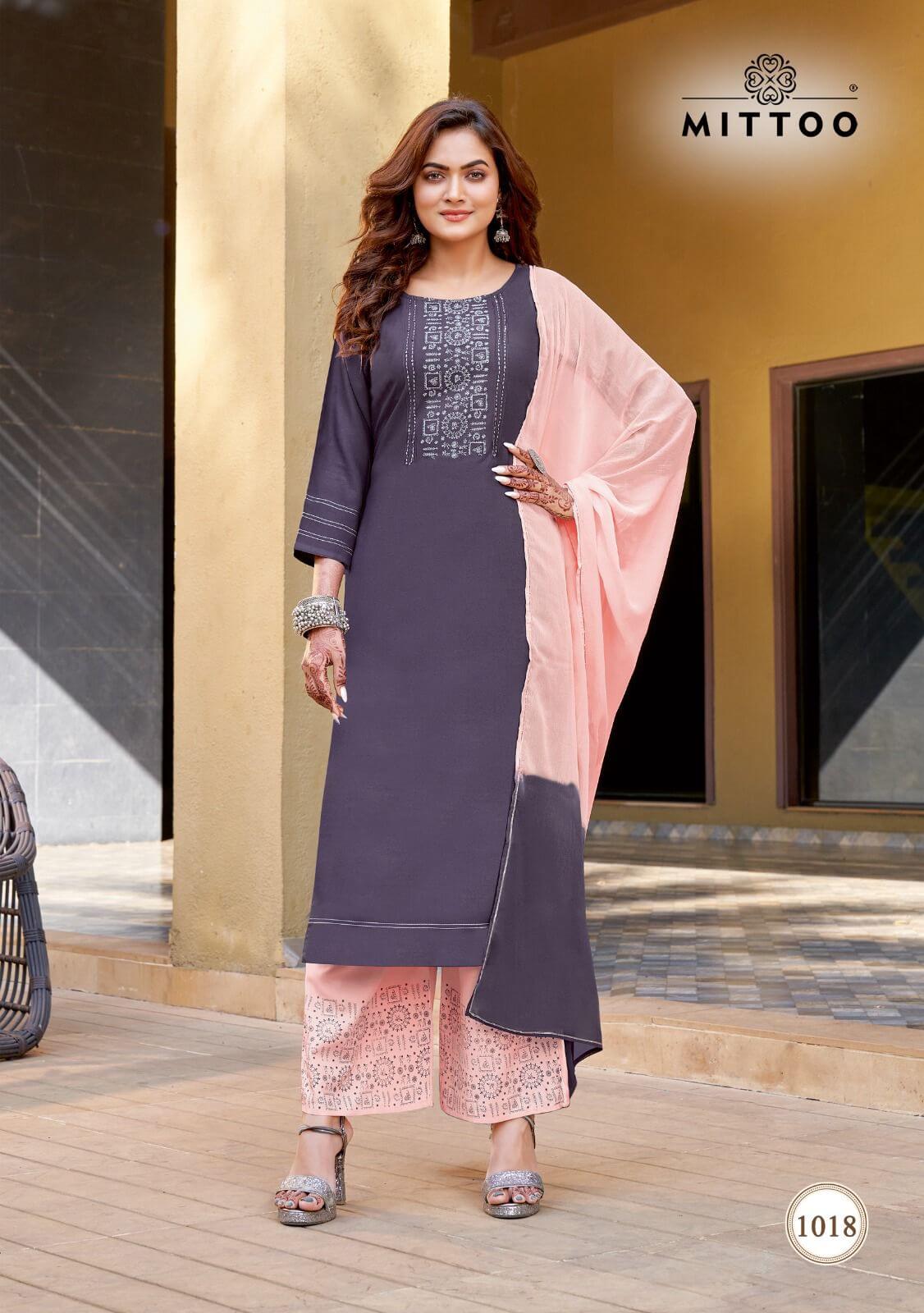 Mittoo Saara vol 2 Kurtis with Plazzo and Dupatta Catalog collection 7