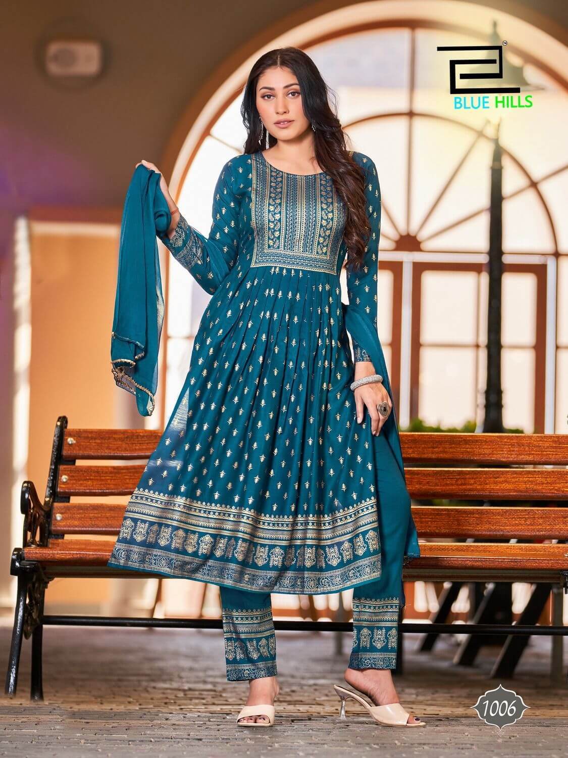 Blue Hills Festival Night vol 7 Naira Cut Kurti with collection 7