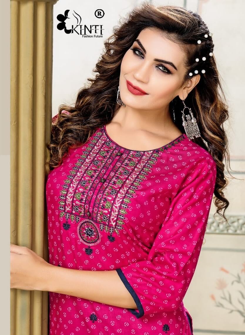 Kinti Mint vol 5 Straight Cut Kurti Catalog collection 8