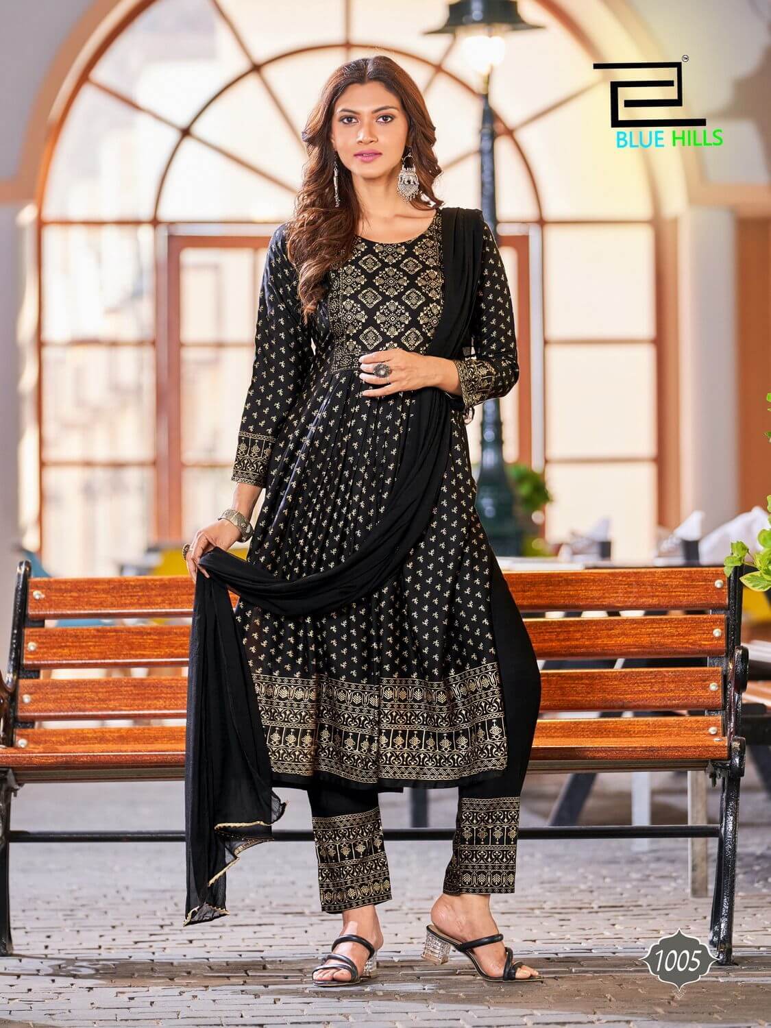 Blue Hills Festival Night vol 7 Naira Cut Kurti with collection 1