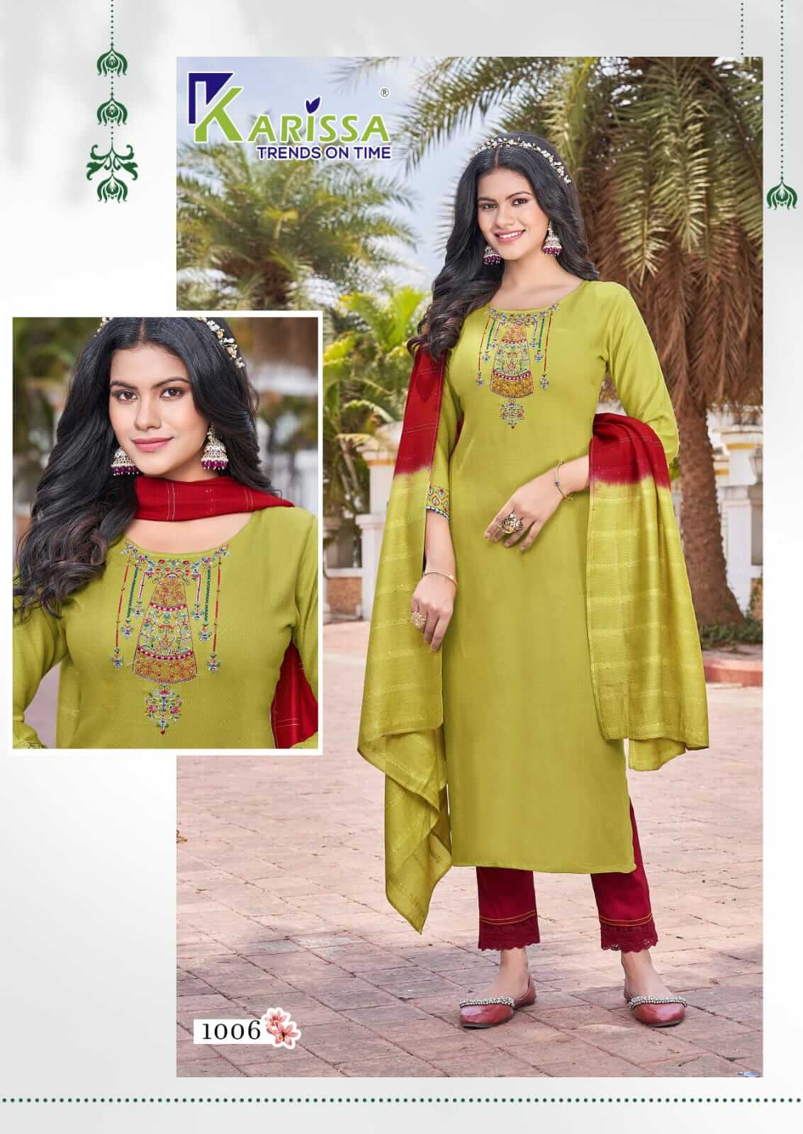 Karissa Kashvi Kurti with Dupatta and Pant Catalog collection 6