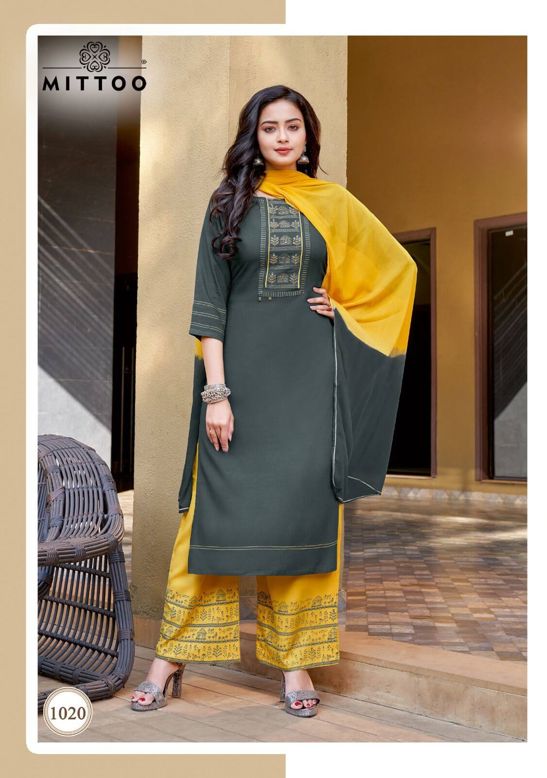 Mittoo Saara vol 2 Kurtis with Plazzo and Dupatta Catalog collection 4