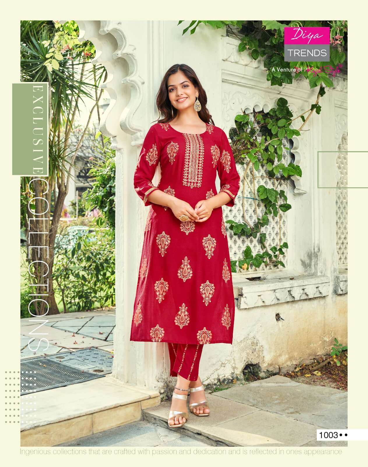 Diya Trends Zoori vol 2 Kurtis with Bottom Catalog collection 4